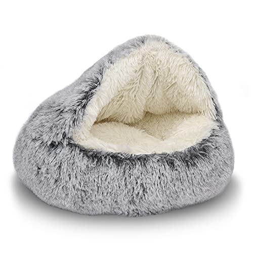 Soft Plush Round Cat Bed Pet